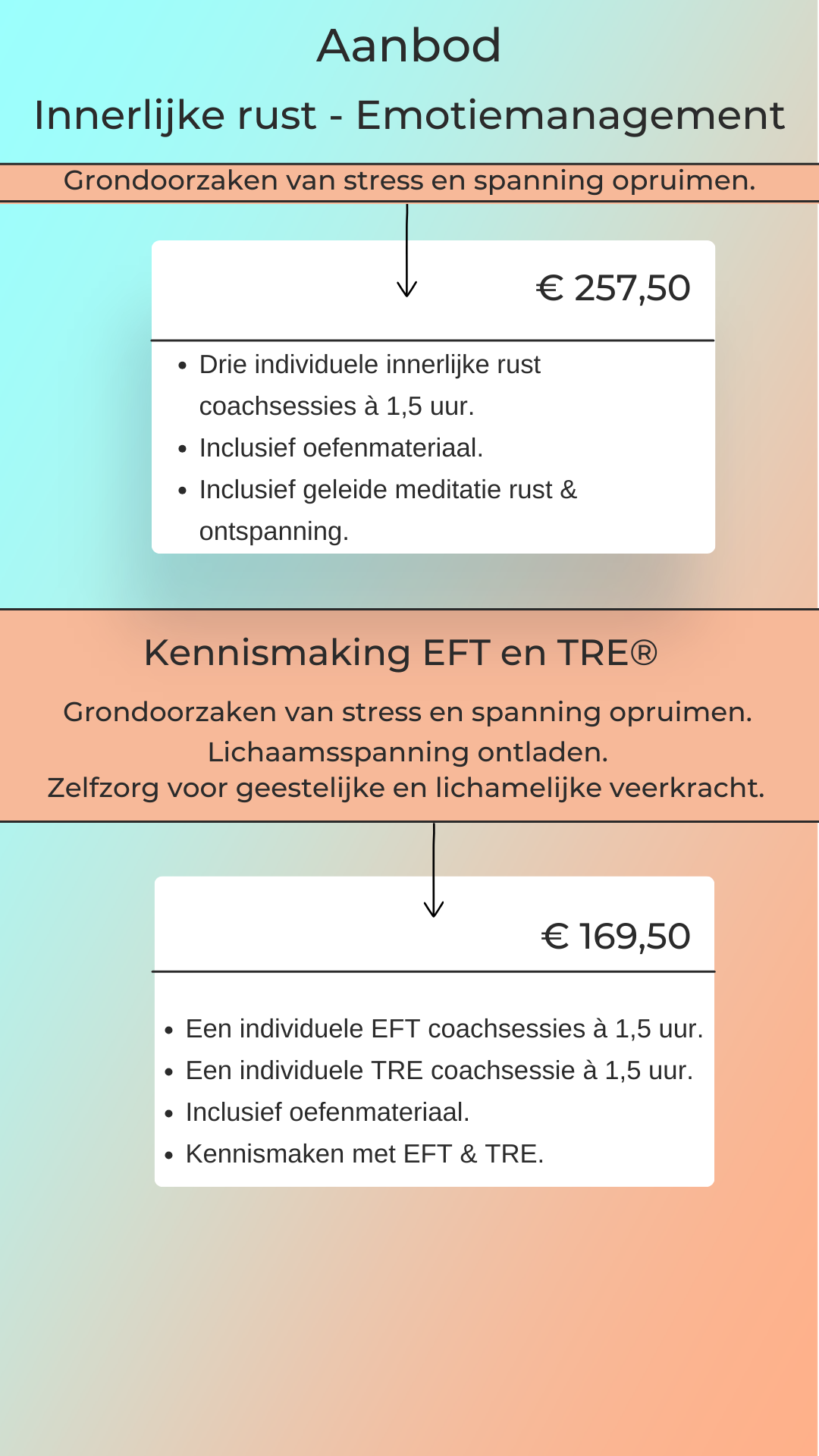 Aanbod Coaching Vitaal TRE