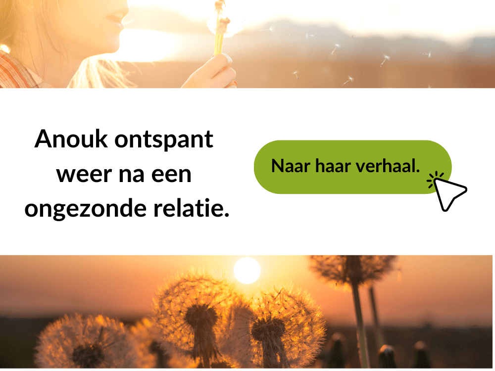 Ontspannen na een ongezonde relatie. 2